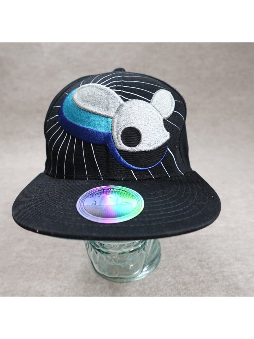 Deadmau5 Hat Black White Embroidered  Snapback 2013 Concept One
